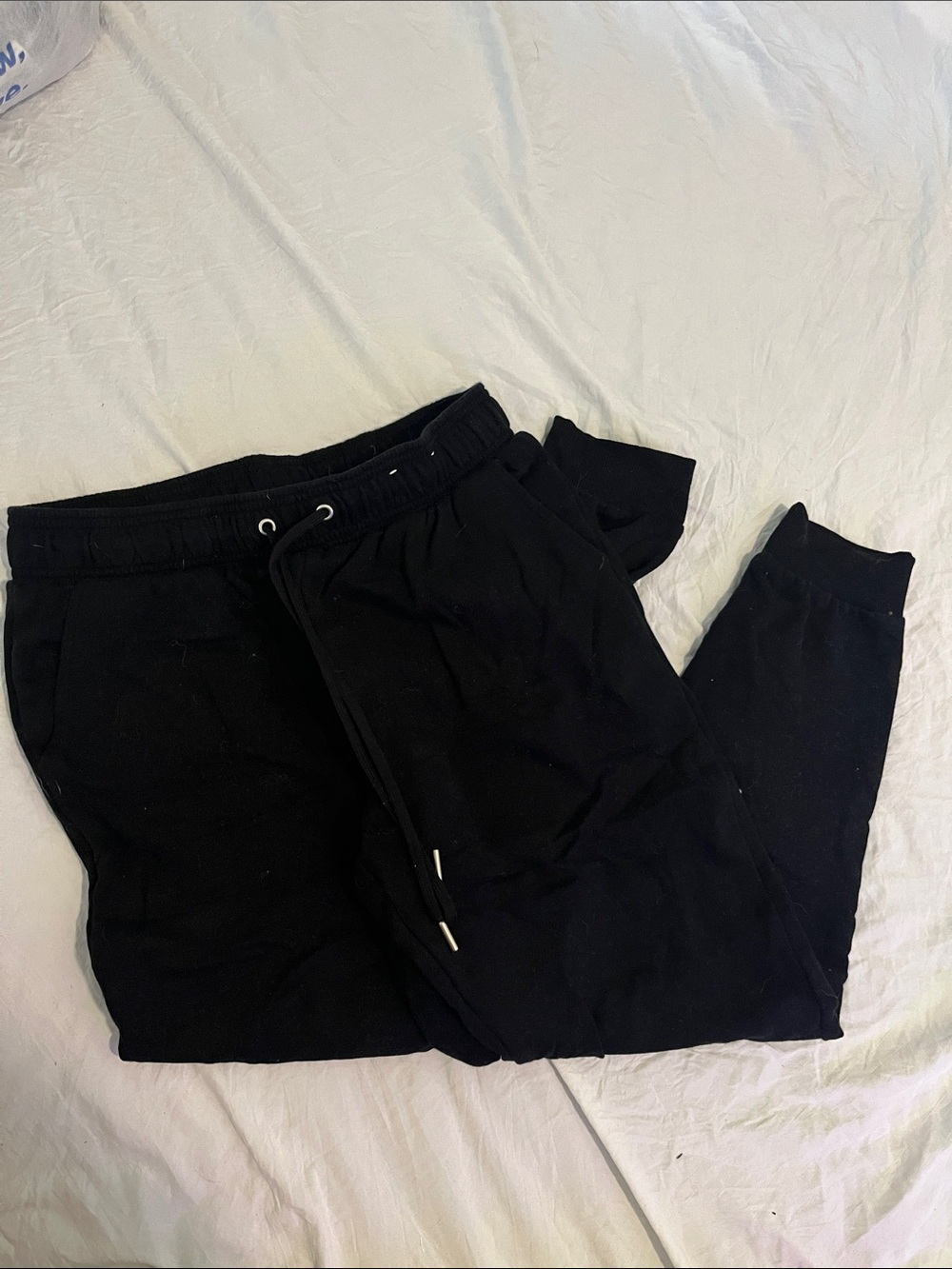 Auden Black Drawstring Jogger Sweatpants